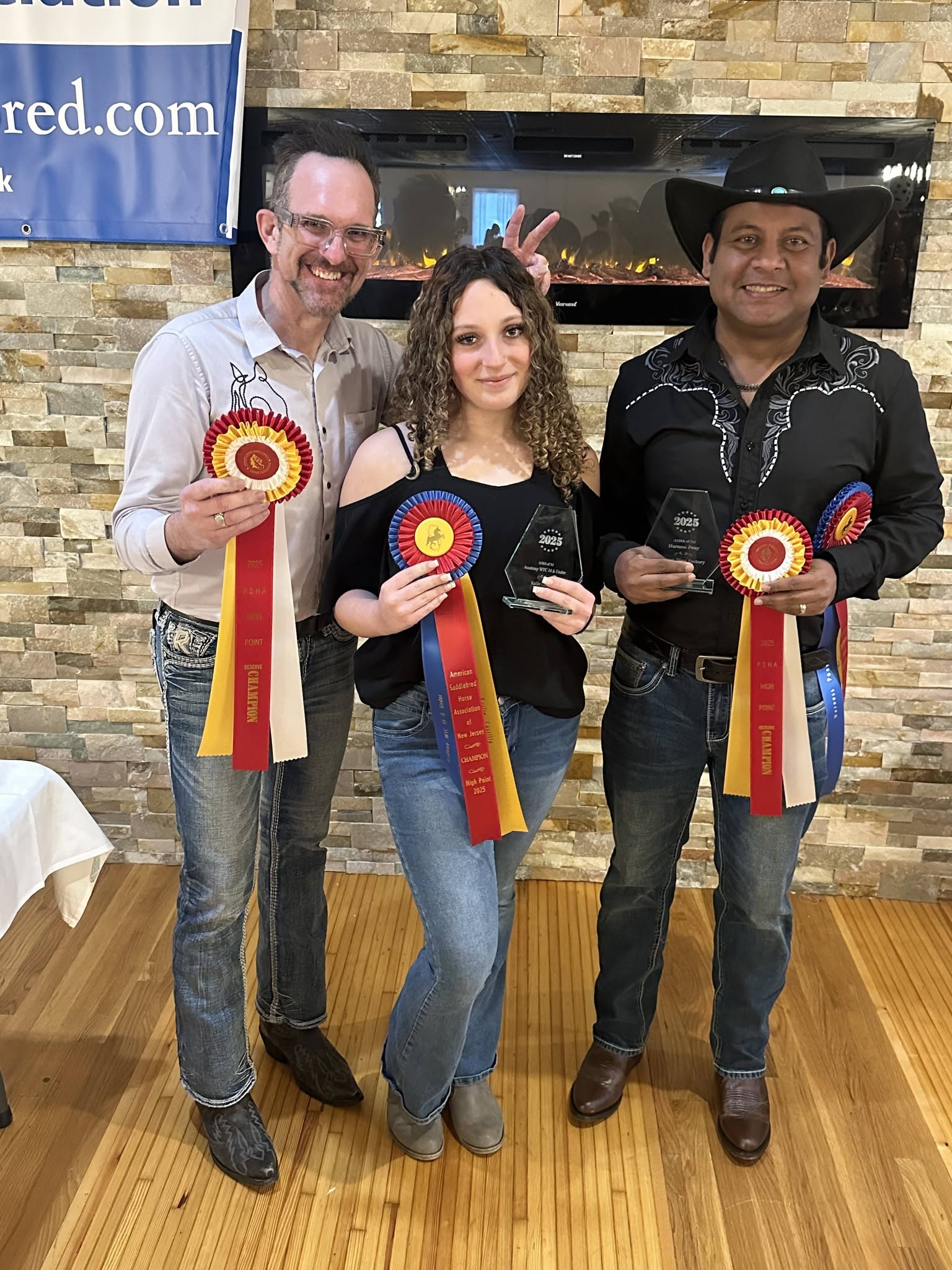 Award ceremony — Thunder Ridge show team