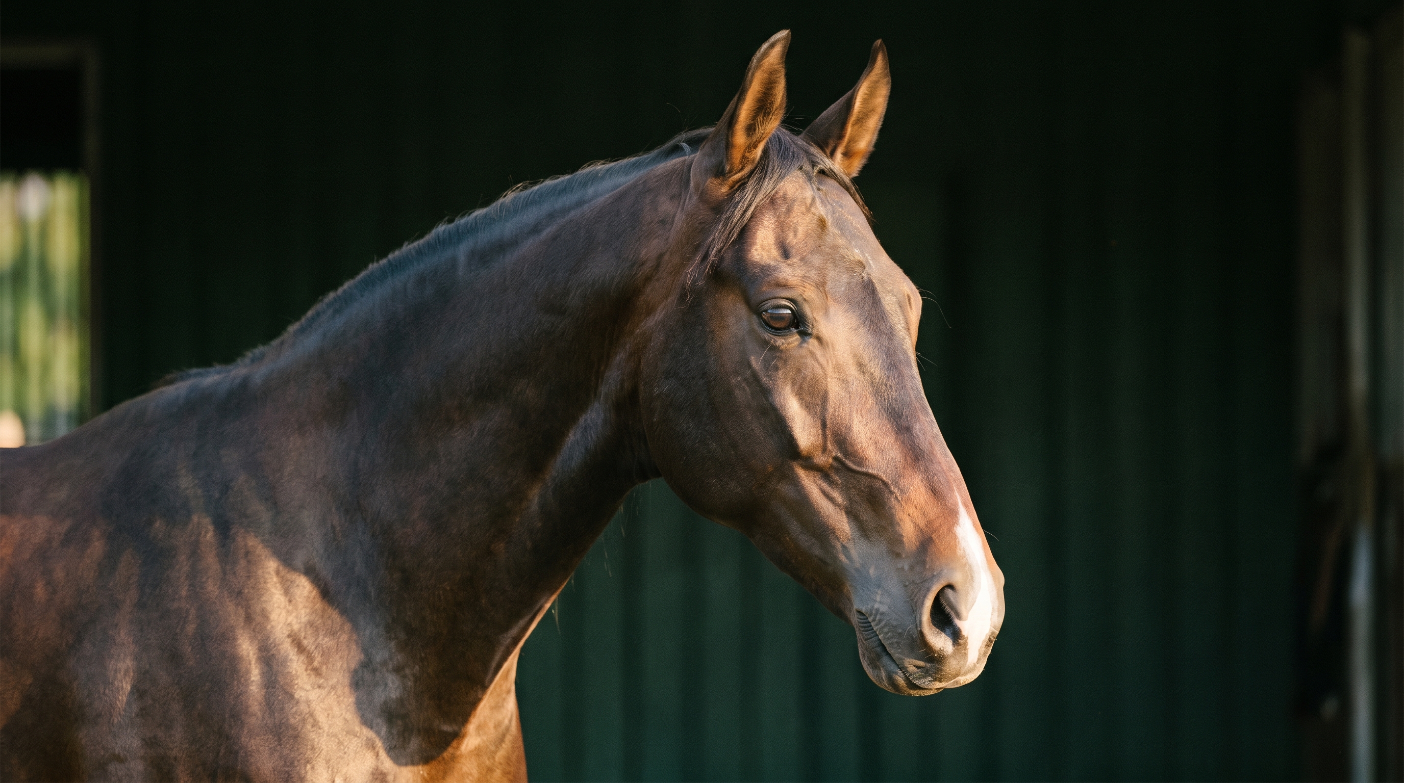 An elegant American Saddlebred with a high, arched neck and alert ears, the kind of refined lesson horse described in this American Saddlebred breed guide.